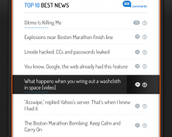 hacknews 10 best comments mobile